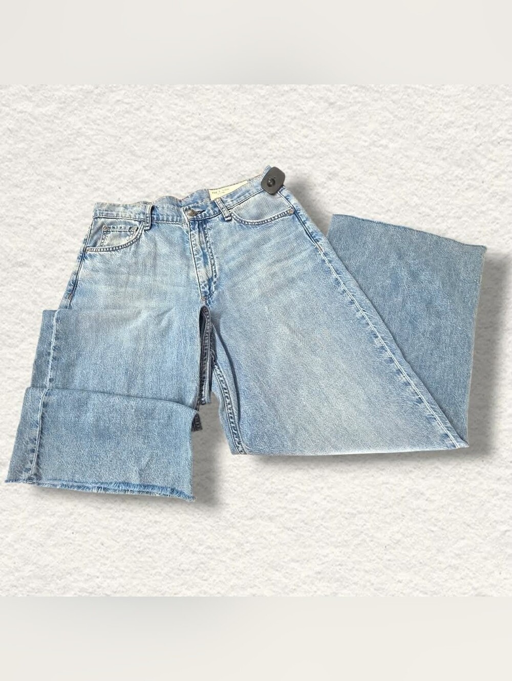 rag & bone Faded Light Blue High-Rise Denim Jeans